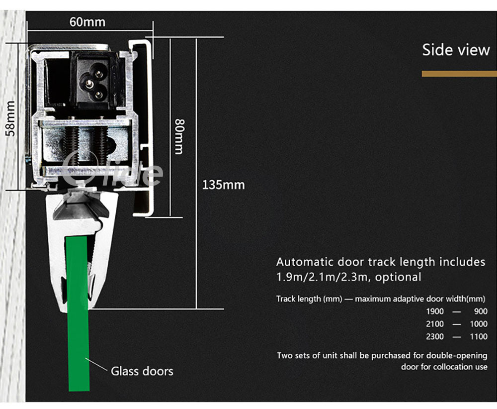 Olide Magnetic Drive Sliding Entrance System 3