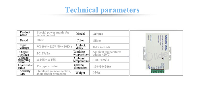 Access control power 3700