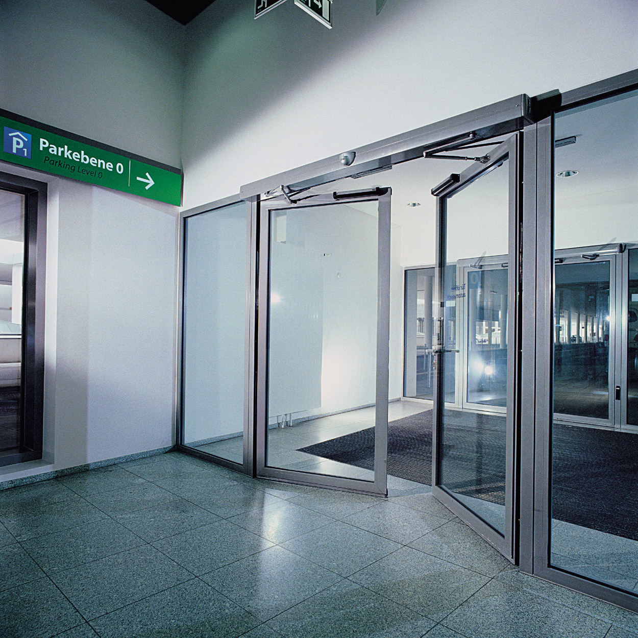 automatic swing door