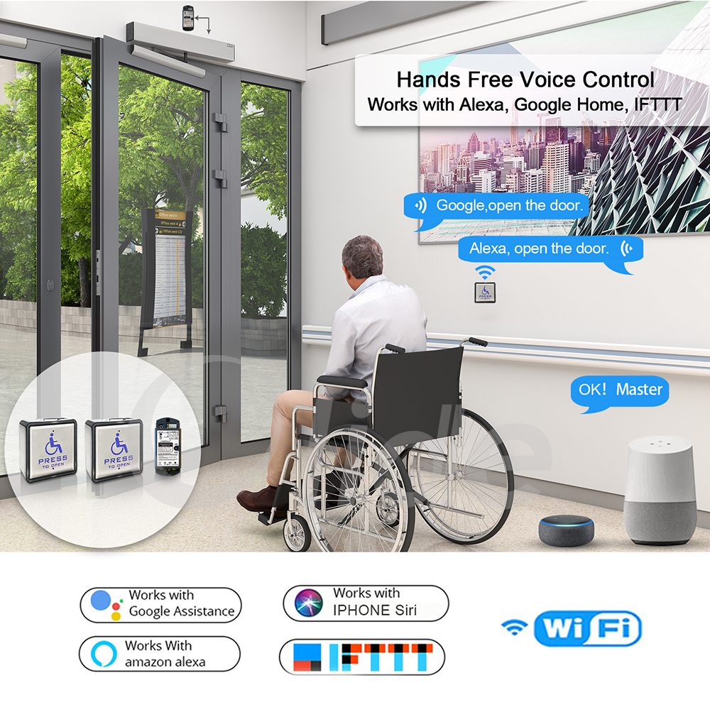 Wireless Remote Program Switch For Automatic Doors