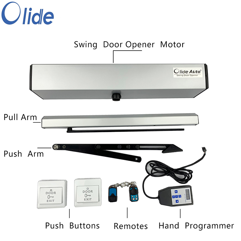 SW120 swing door opener with hand programmer