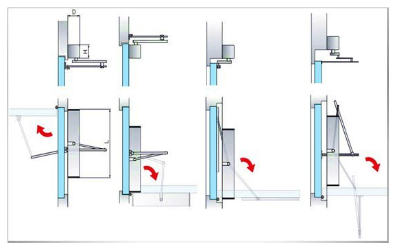 swing door operator installation